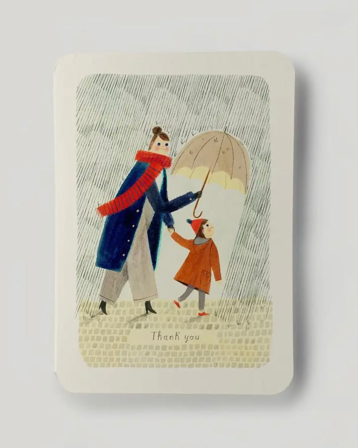 Thank You Umbrella Greetings Card