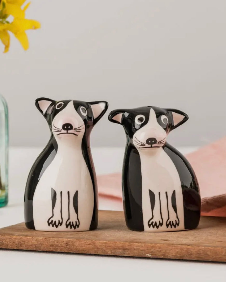 Boston terrier Salt and Pepper Shakers
