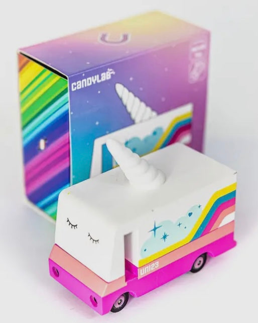 Wooden Toy Unicorn Car