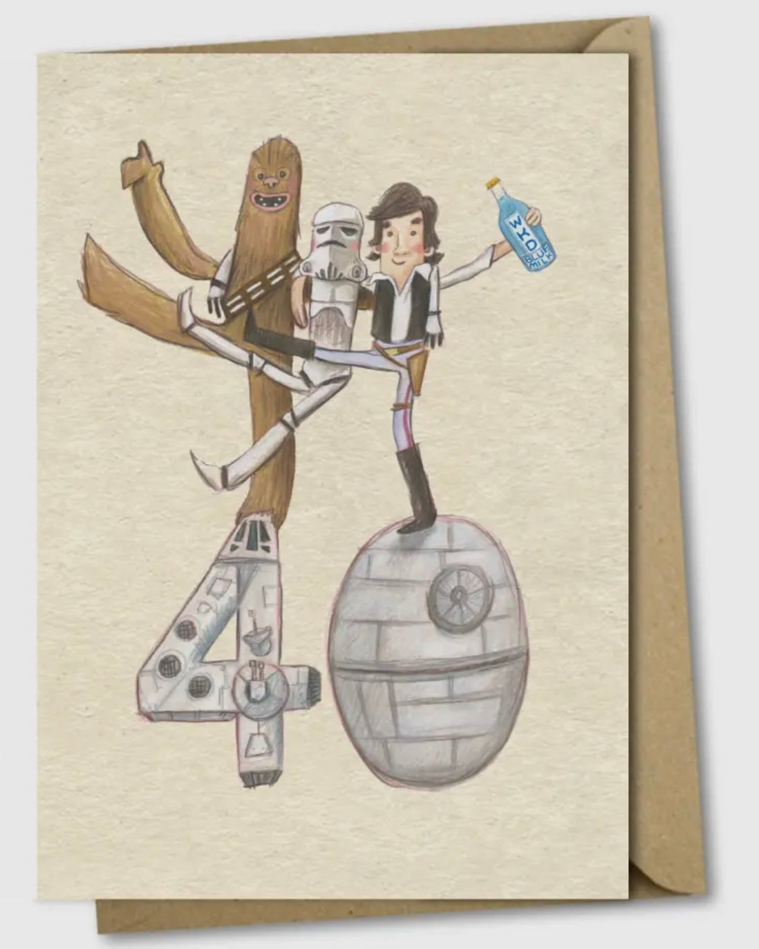 Star Wars Age 40 Card