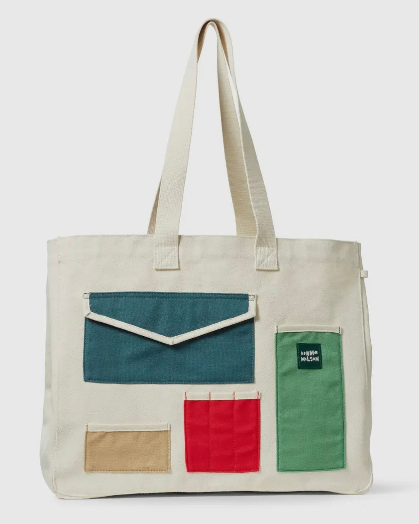 Large Pocket Patch Everything Shopper