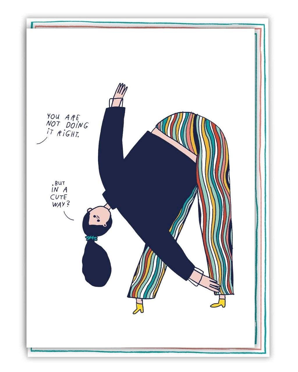 In A Cute Way Yoga Card