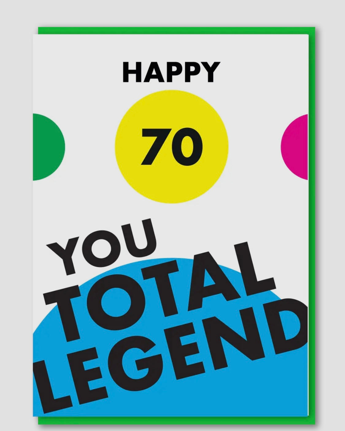 Happy 70 Birthday Card