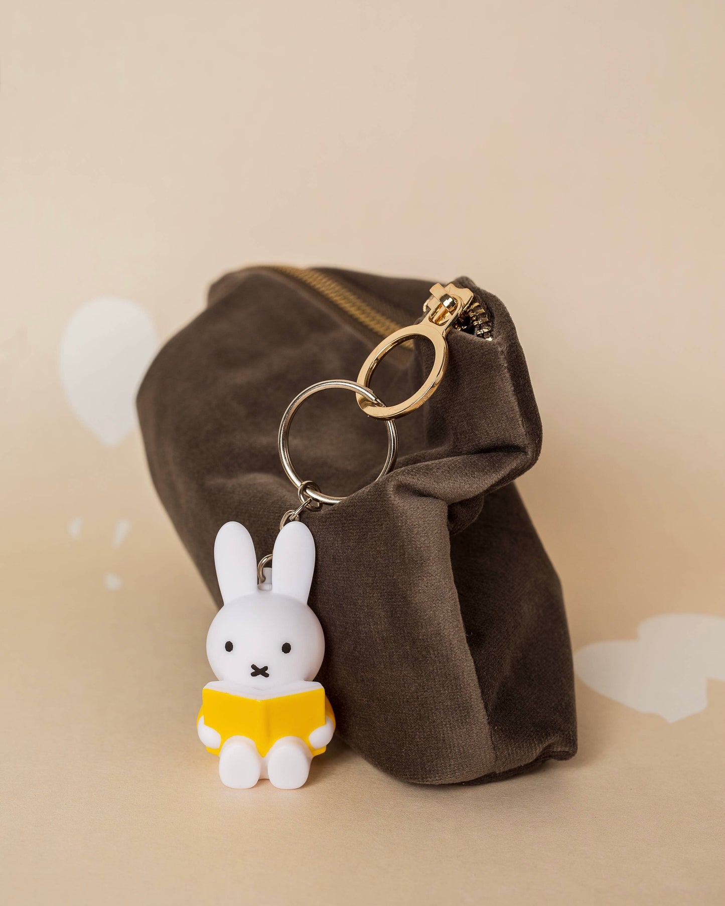 Miffy with Book Keyring