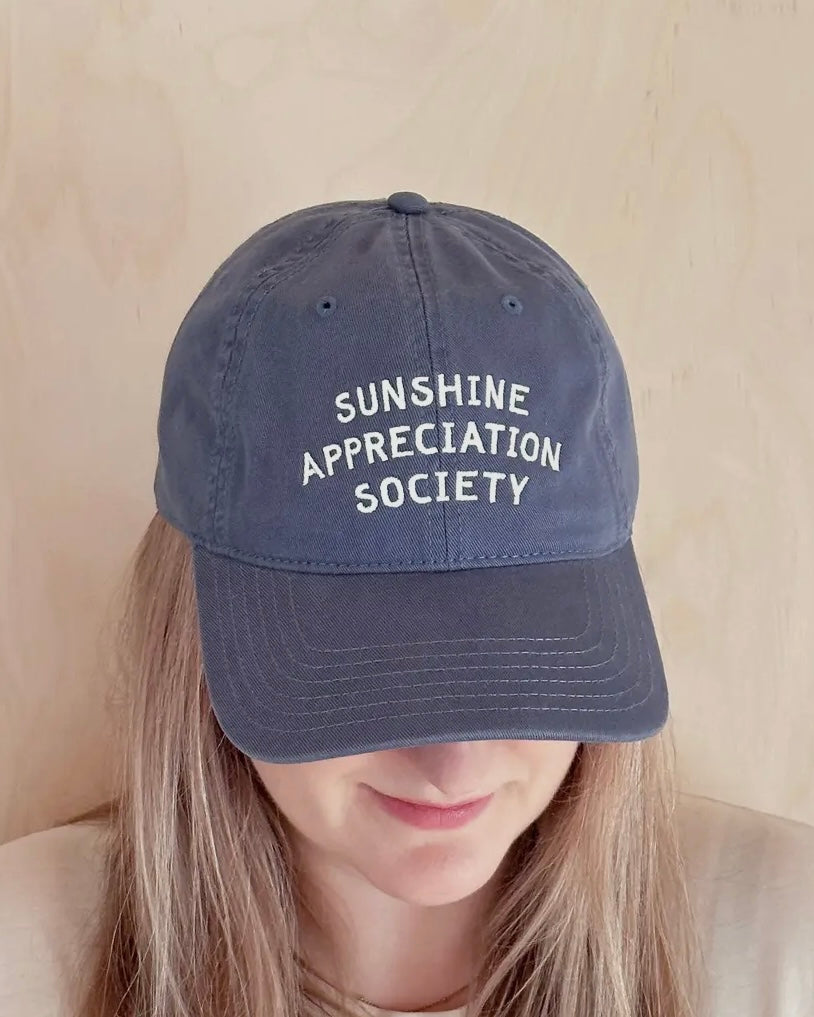 Sunshine Appreciation Society Cotton Baseball Cap