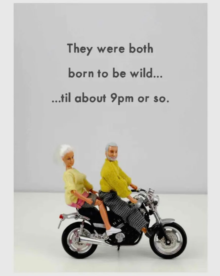 Wild Until 9pm Birthday Card - Jeffrey & Janice