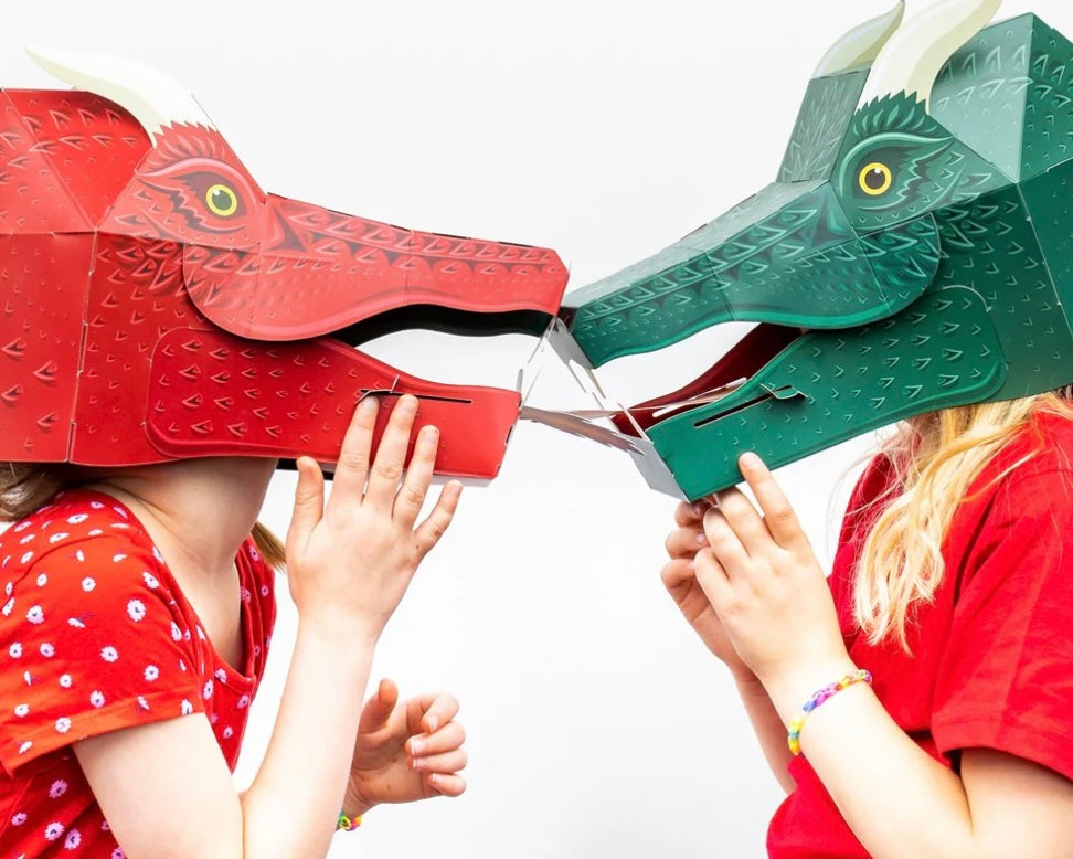 Make Your Own Fire-Breathing Dragon Mask