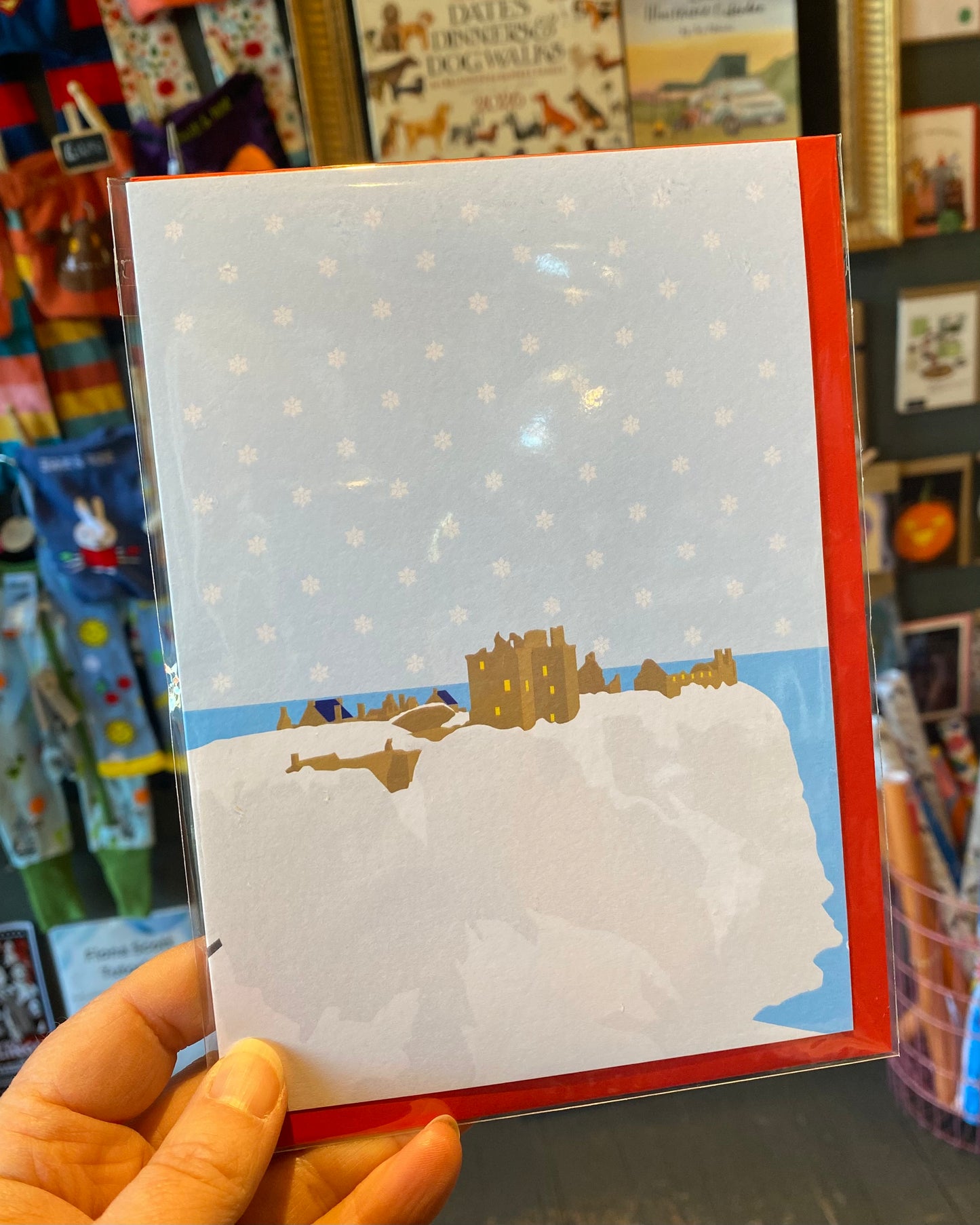 Christmas Dunnottar Castle Card