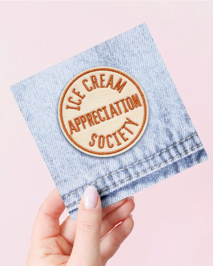 Ice Cream Appreciation Society Embroidered Patch