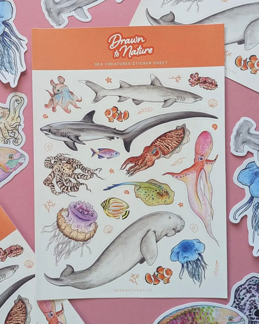 Draw To Nature Sticker Sheet