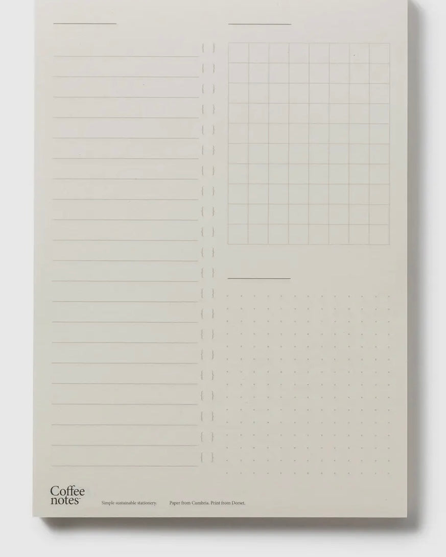 Coffeenotes Organiser Notepad