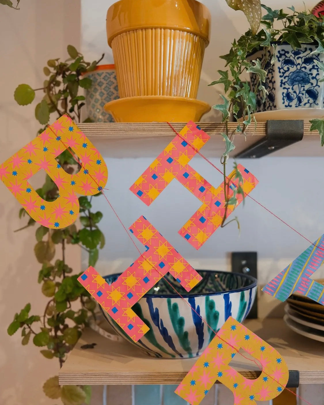 Happy Birthday Paper Garland-East End Press-My Beautiful Caravan