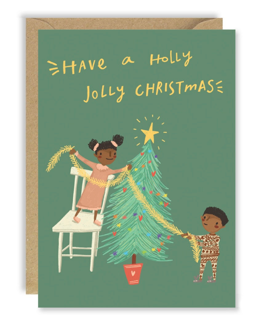 Holly Jolly Christmas Card-Joy Nevada-My Beautiful Caravan