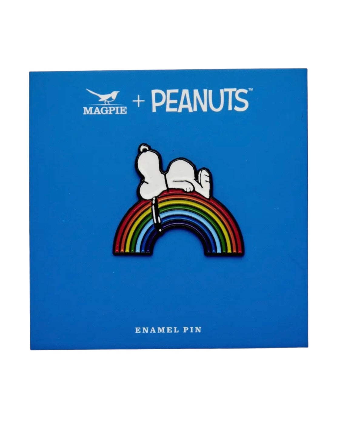 Peanuts Good Vibes Rainbow Pin