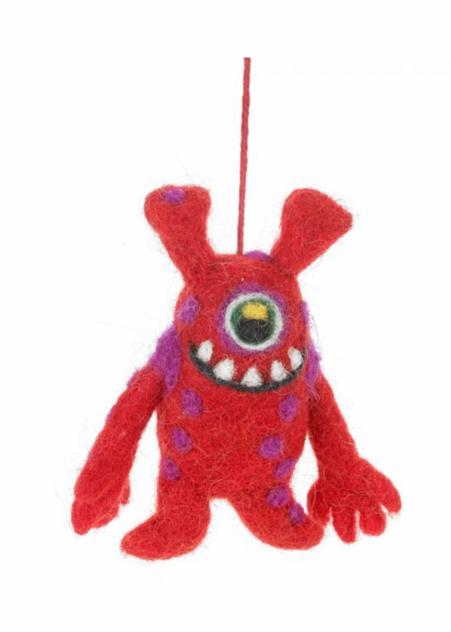 Mini Monster Felt Decorations