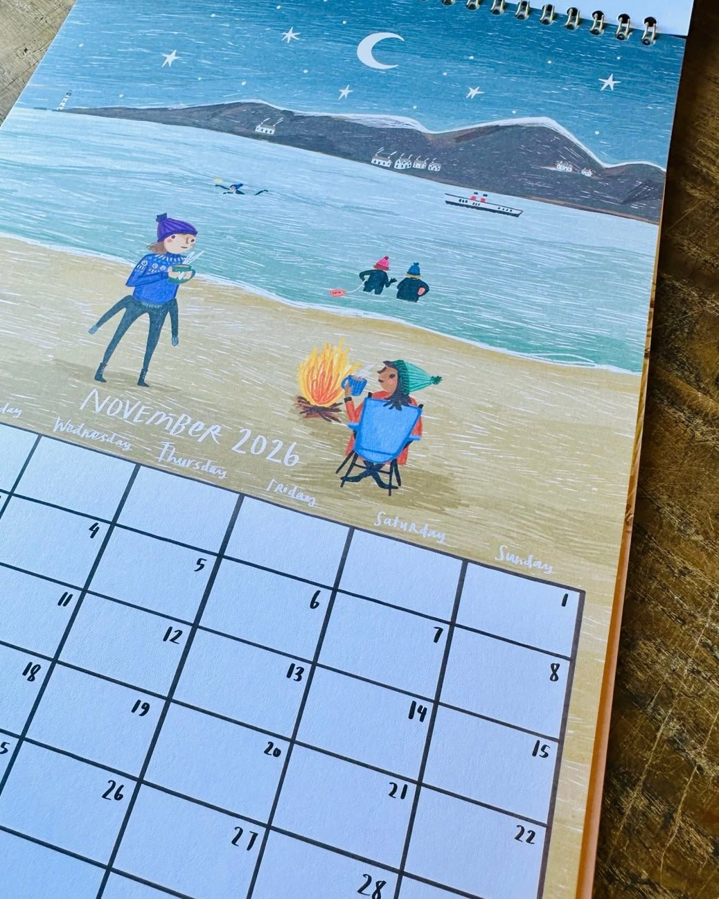 Illustrated 2026 Calendar by Joy Nevada-Joy Nevada-My Beautiful Caravan