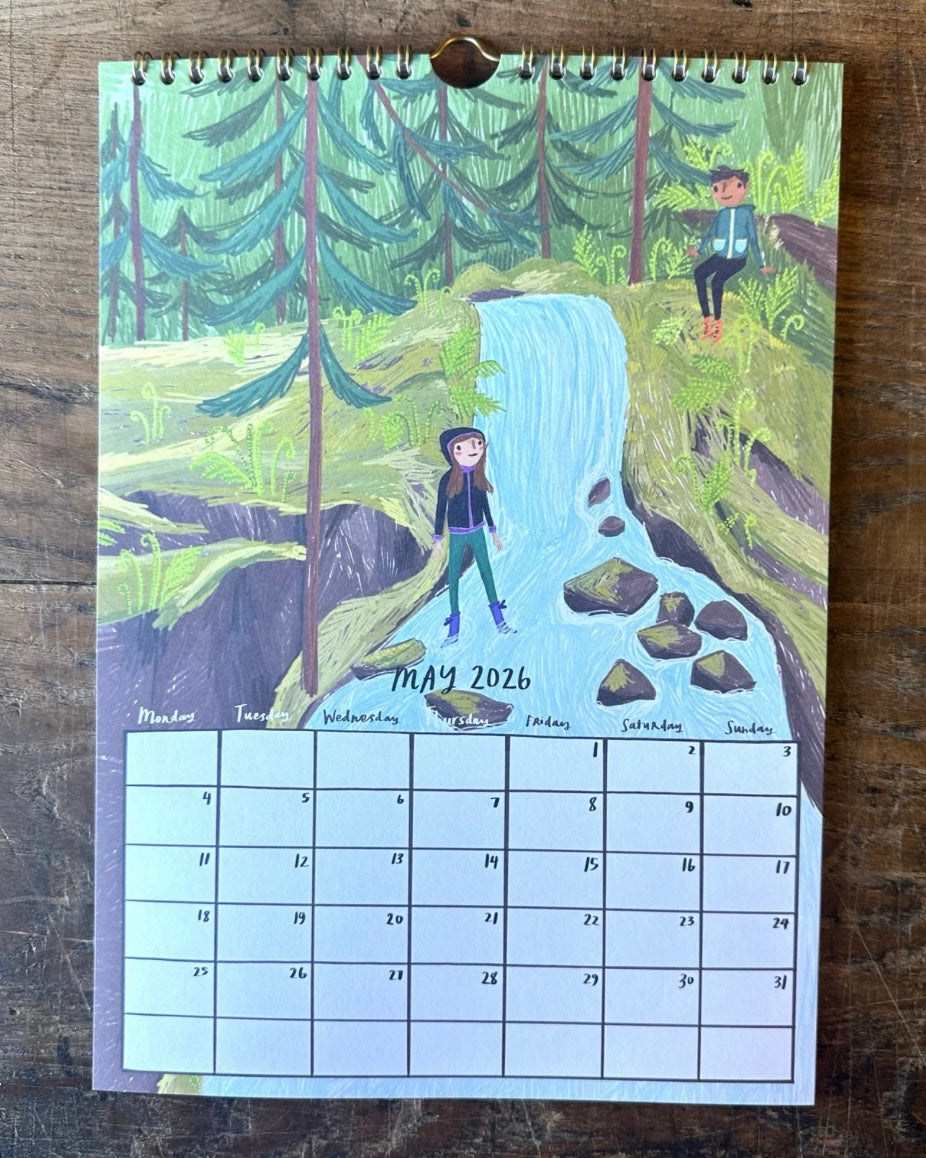 Illustrated 2026 Calendar by Joy Nevada-Joy Nevada-My Beautiful Caravan