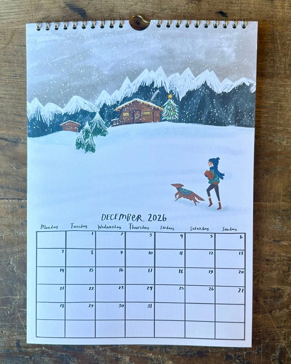 Illustrated 2026 Calendar by Joy Nevada-Joy Nevada-My Beautiful Caravan