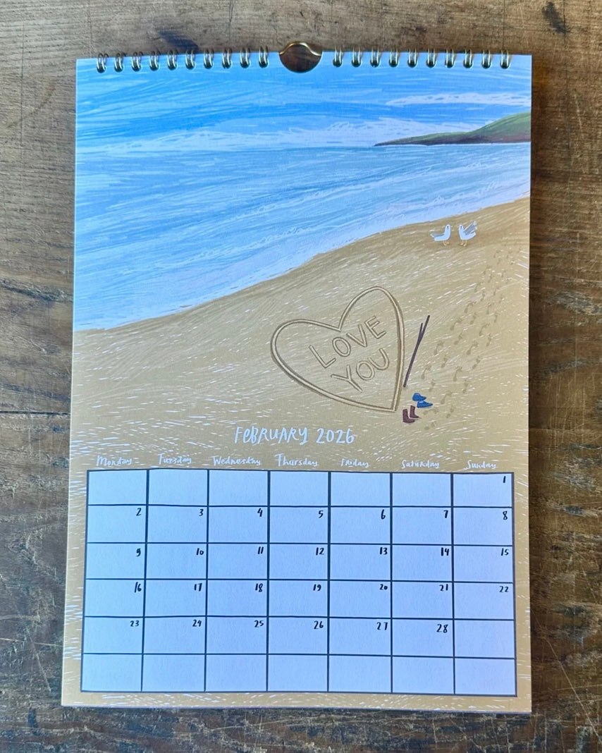 Illustrated 2026 Calendar by Joy Nevada-Joy Nevada-My Beautiful Caravan