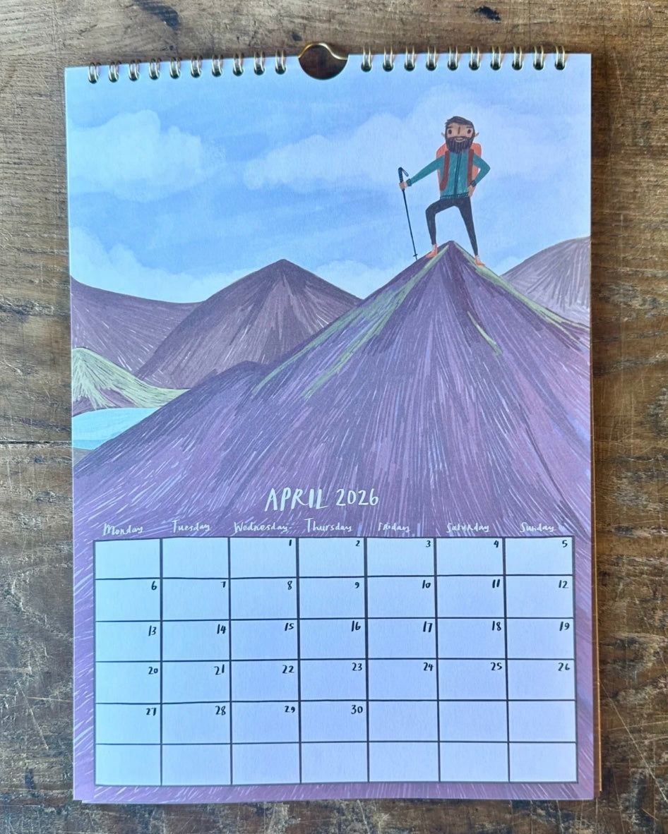 Illustrated 2026 Calendar by Joy Nevada-Joy Nevada-My Beautiful Caravan