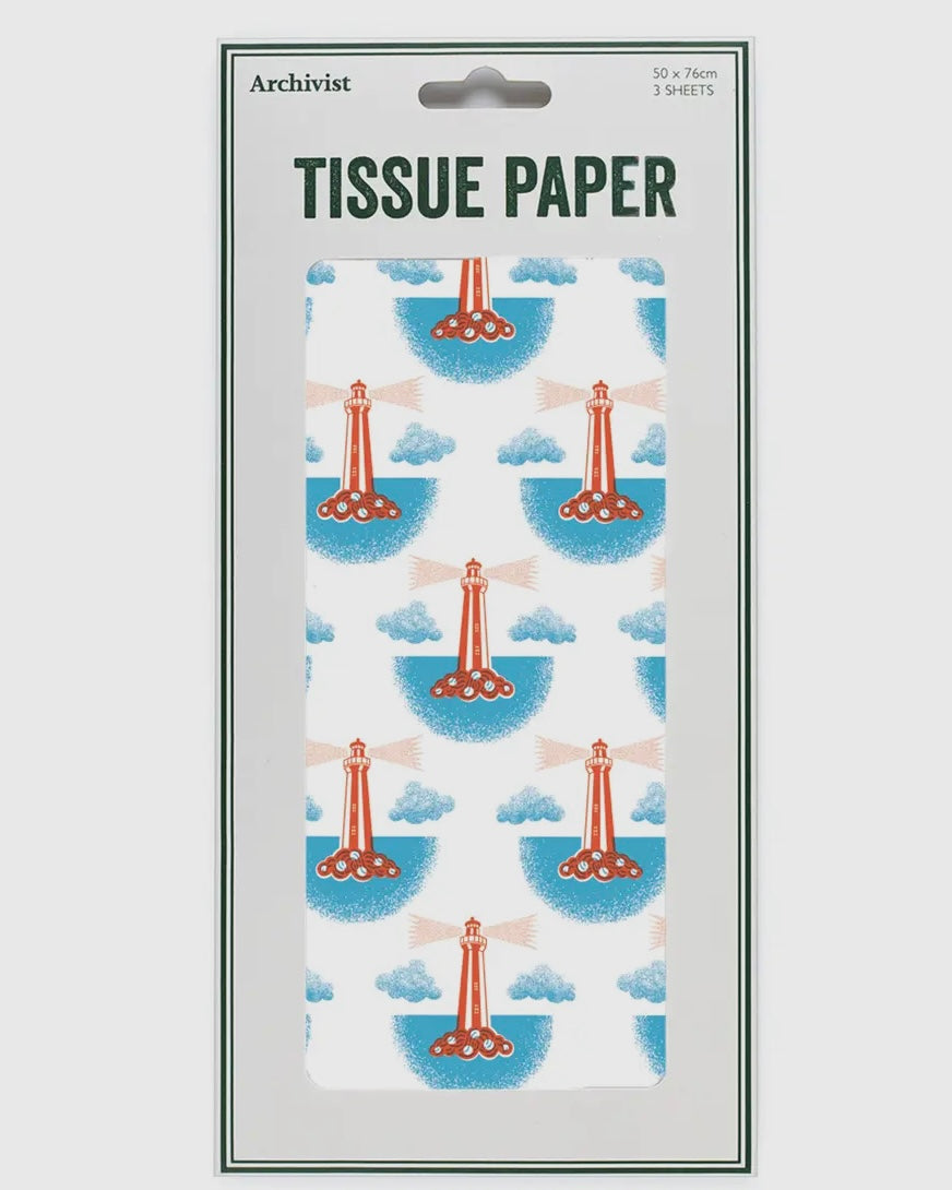 Lighthouse Tissue Paper Pack-Archivist-My Beautiful Caravan