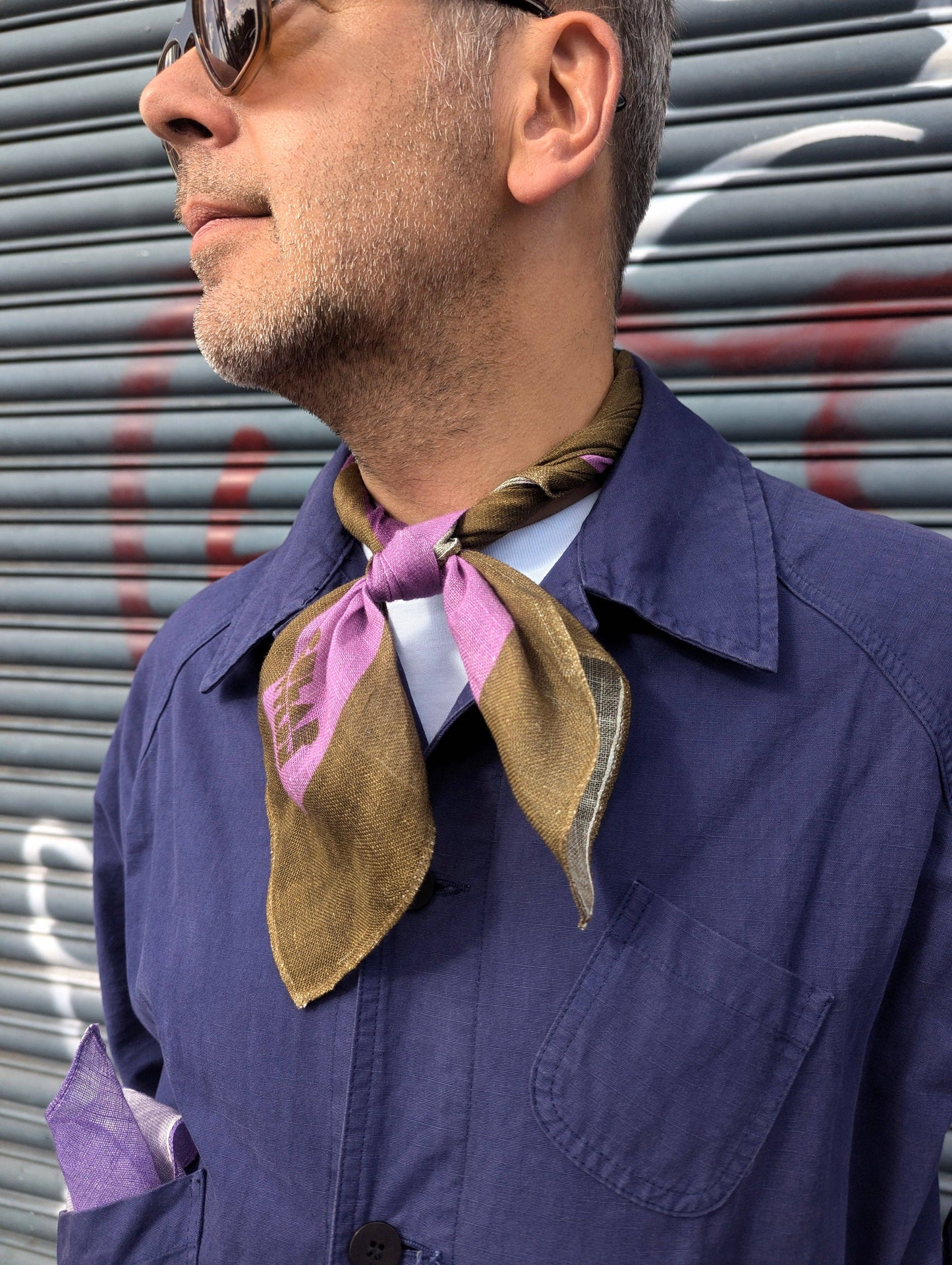 Linen Napkin in Beetroot-Irregular Sleep Pattern-My Beautiful Caravan