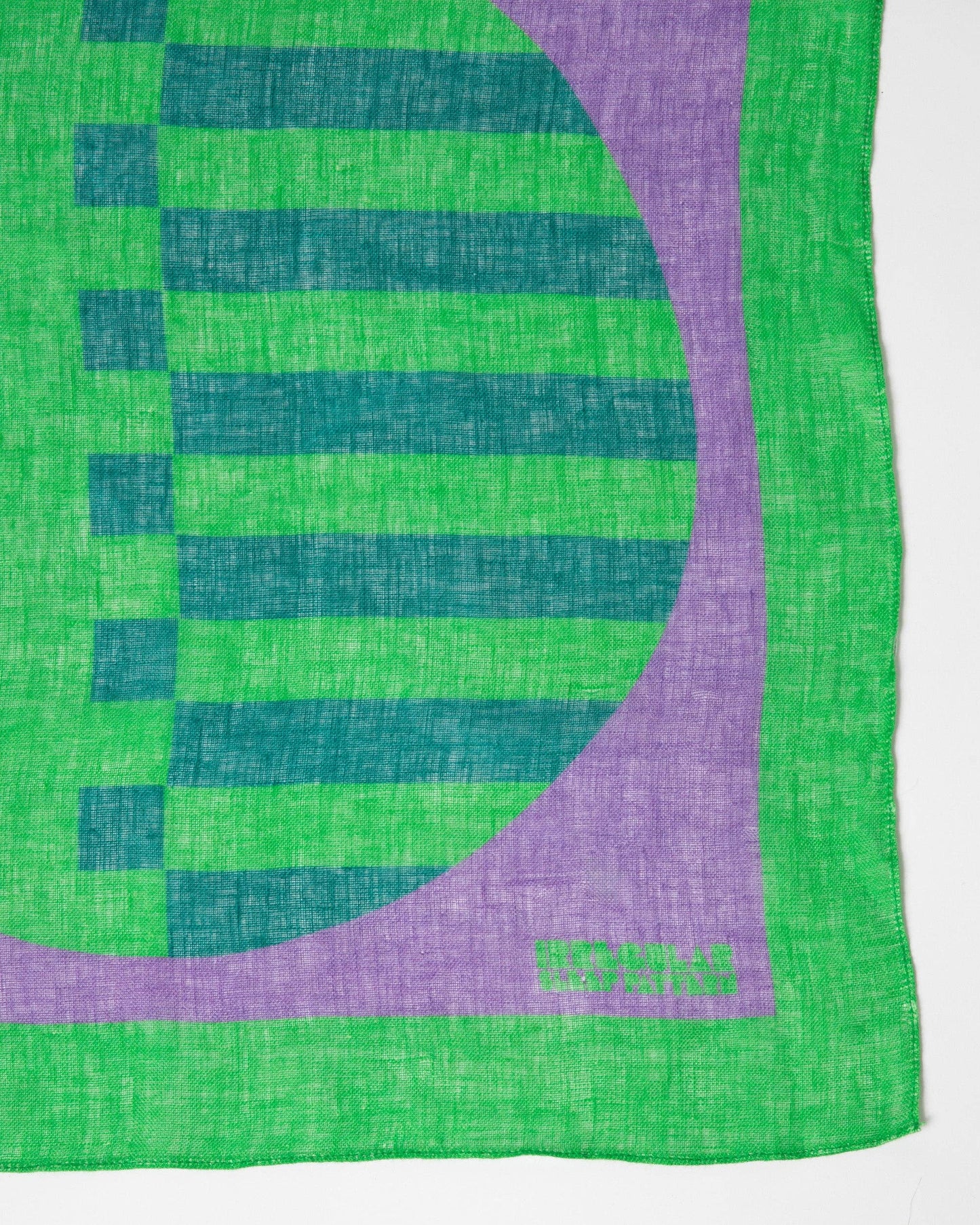 Linen Napkin in Chive-Irregular Sleep Pattern-My Beautiful Caravan
