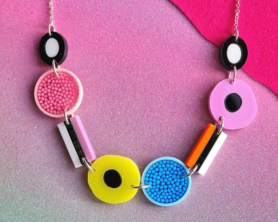 Liquorice Necklace-STOP.Jewellery-My Beautiful Caravan