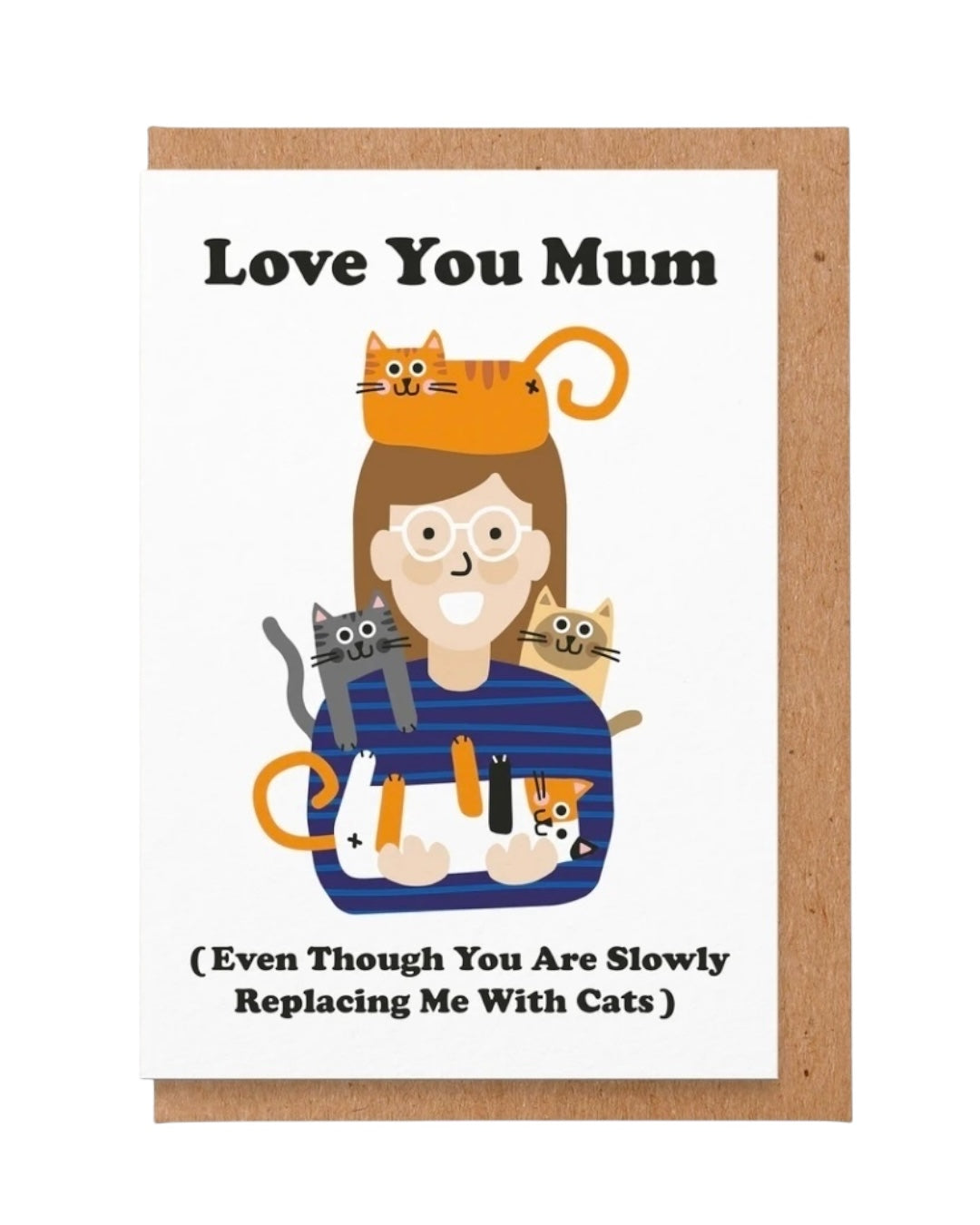 Love You Cat Mum Card-Studio Boketto-My Beautiful Caravan