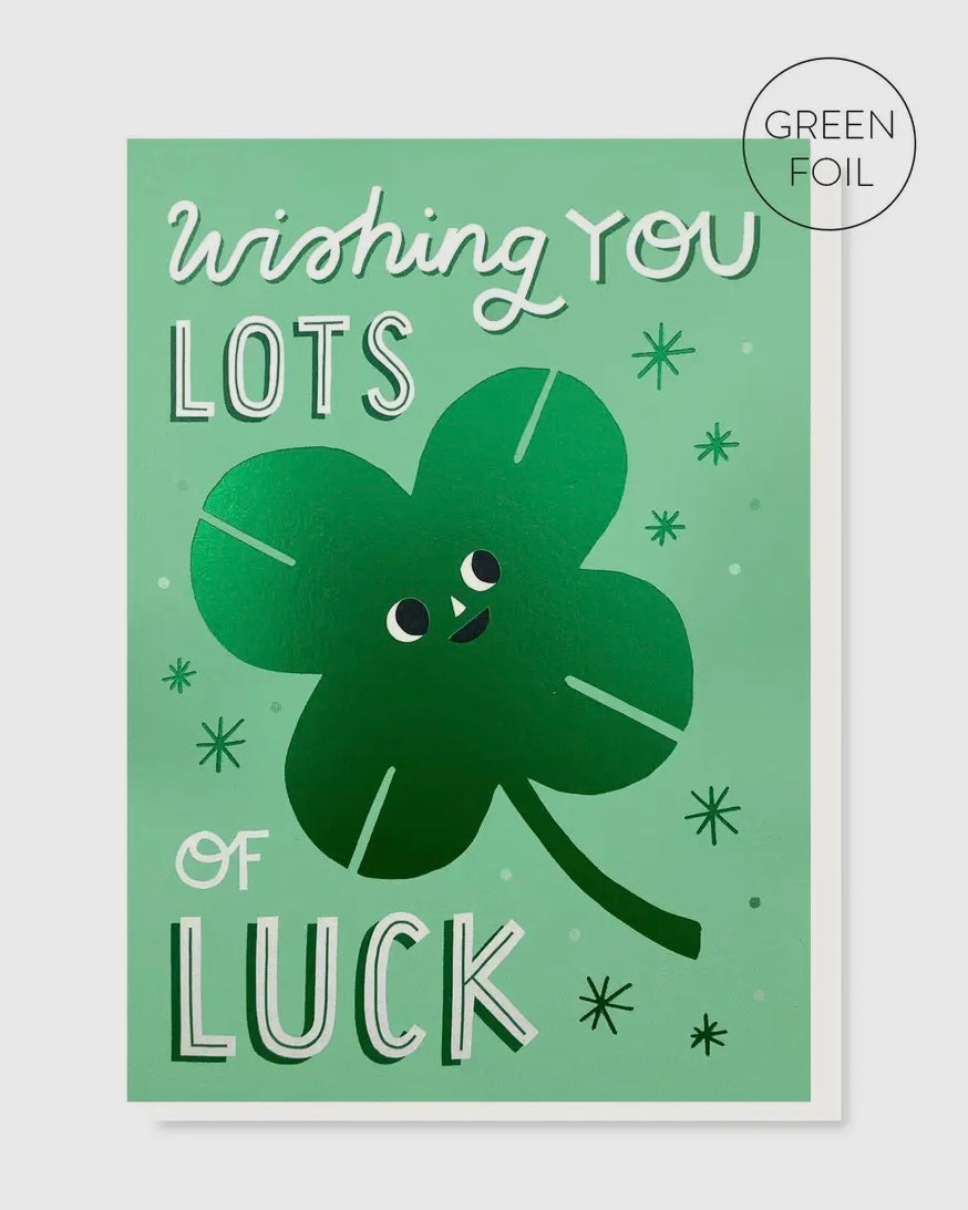 Lucky Clover Good Luck Card-Stormy Knight-My Beautiful Caravan