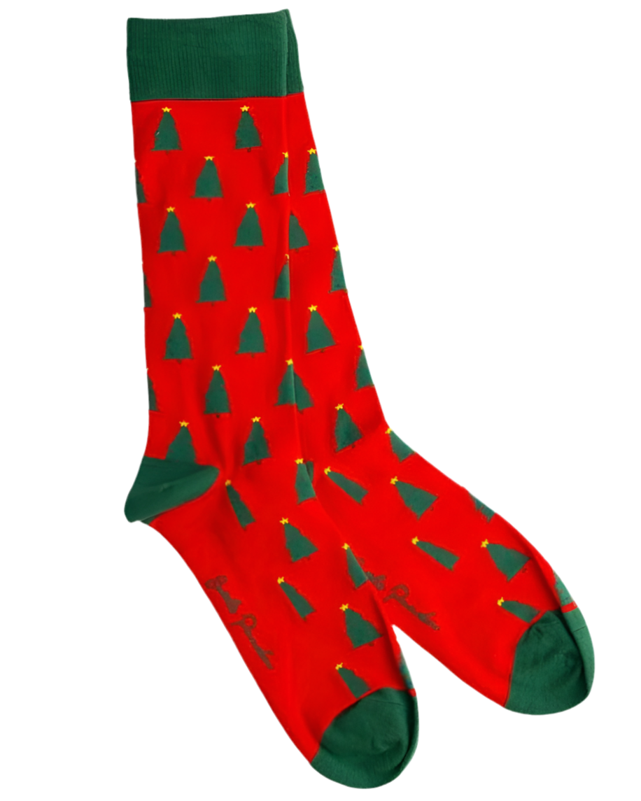 Men’s Christmas Bamboo Socks-Swole Panda-My Beautiful Caravan