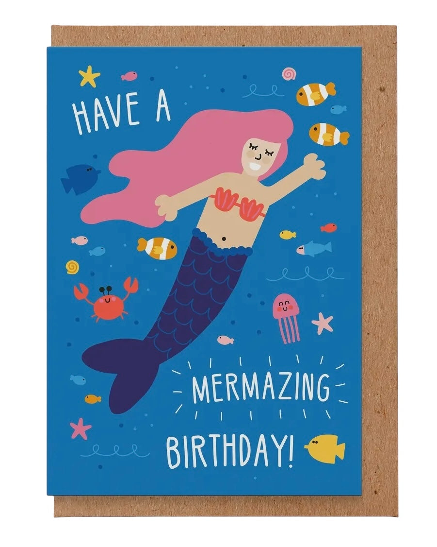 Mermazing Birthday Card-Studio Boketto-My Beautiful Caravan