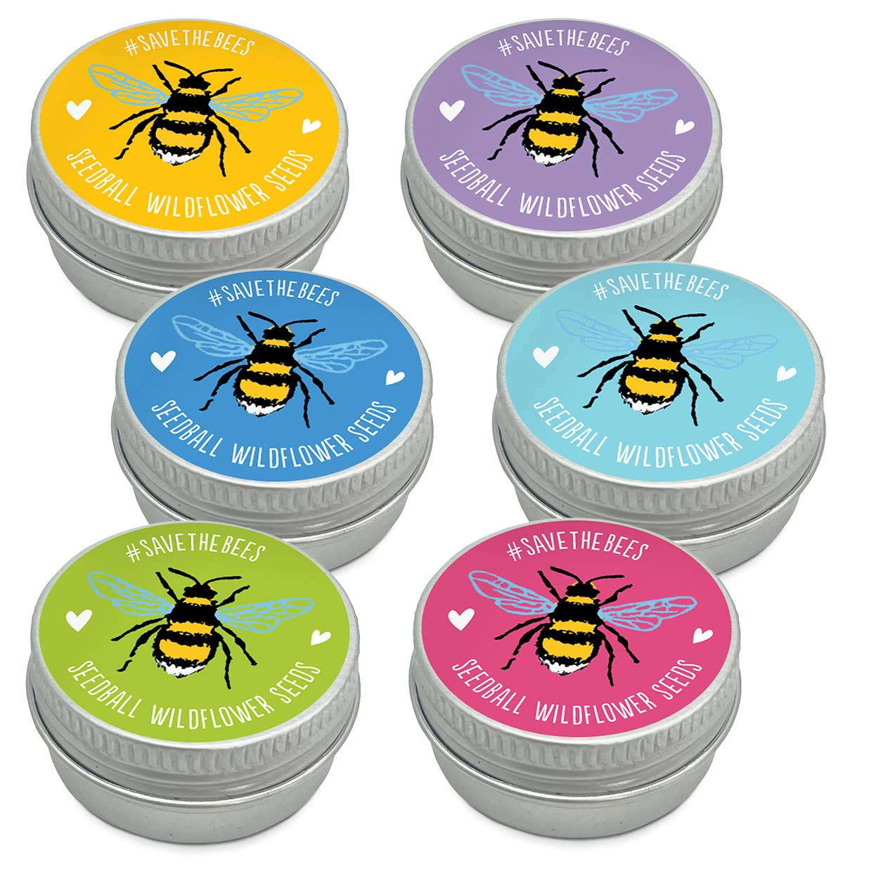 Mini Seedball Save The Bees Tin-Seedball-My Beautiful Caravan