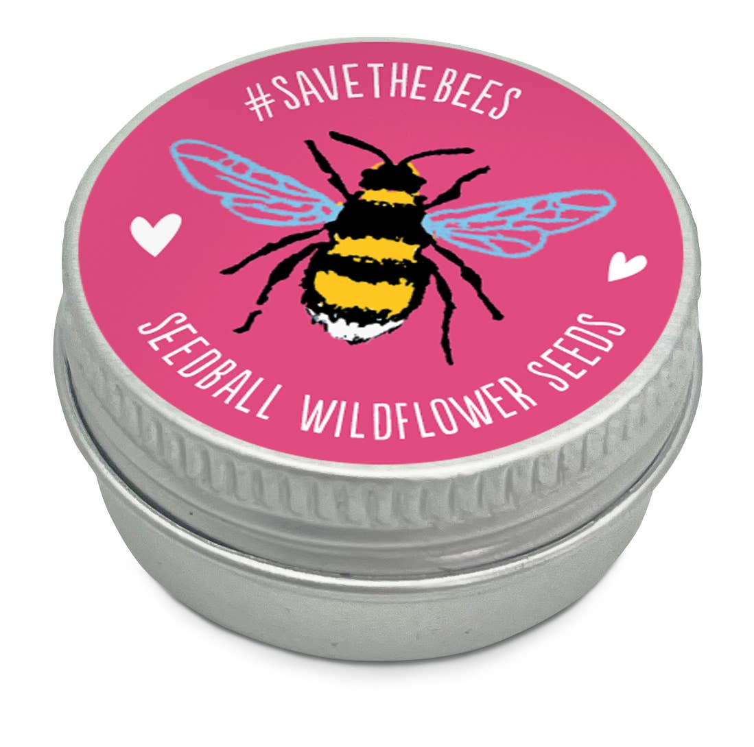 Mini Seedball Save The Bees Tin-Seedball-My Beautiful Caravan