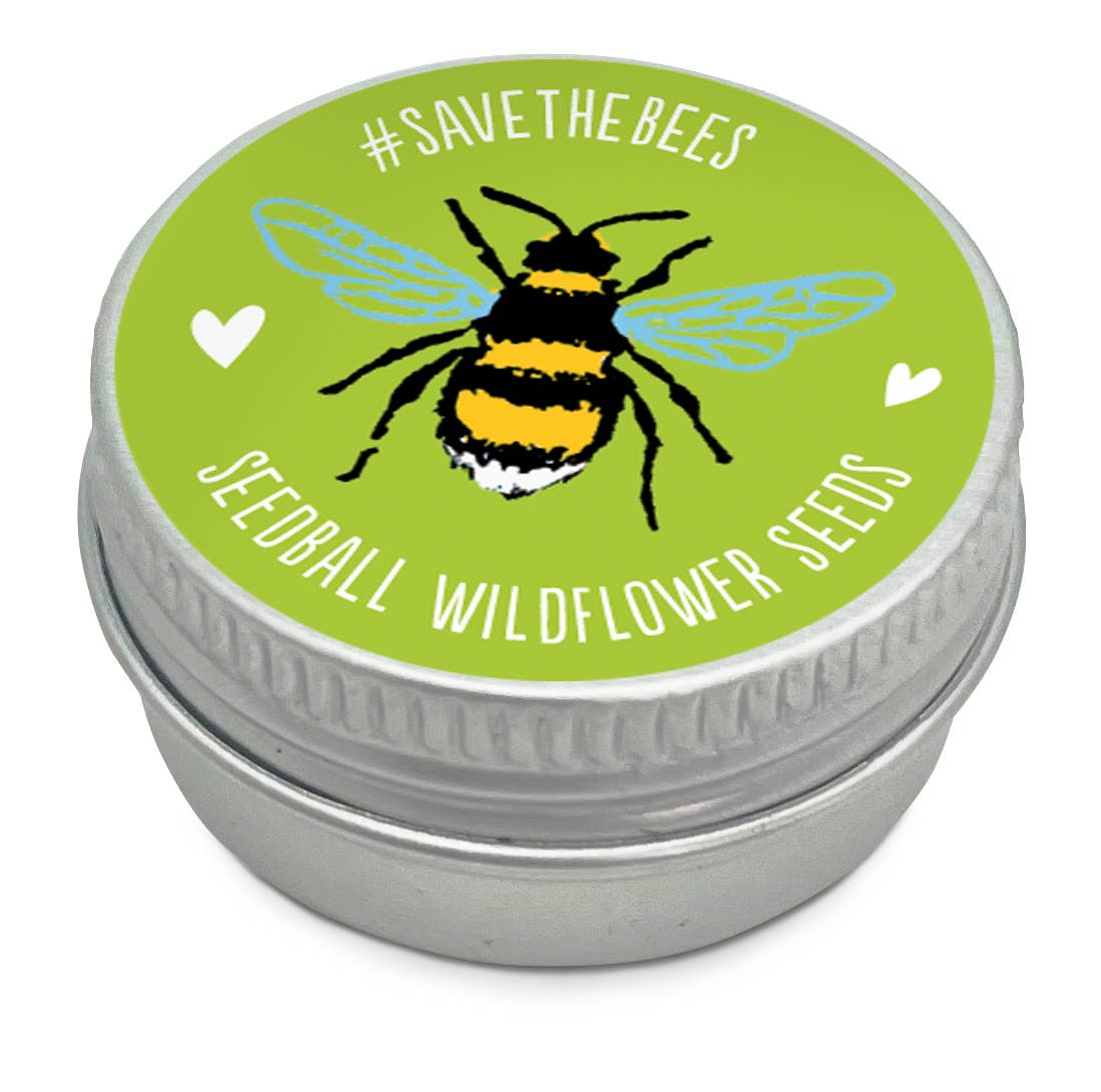 Mini Seedball Save The Bees Tin-Seedball-My Beautiful Caravan