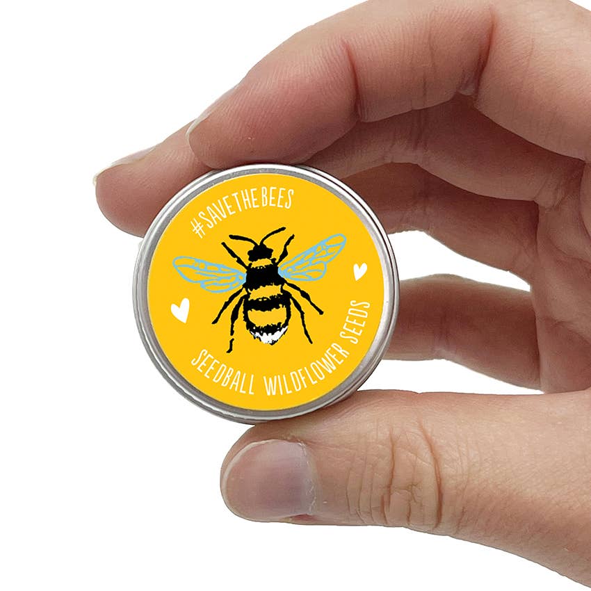 Mini Seedball Save The Bees Tin-Seedball-My Beautiful Caravan