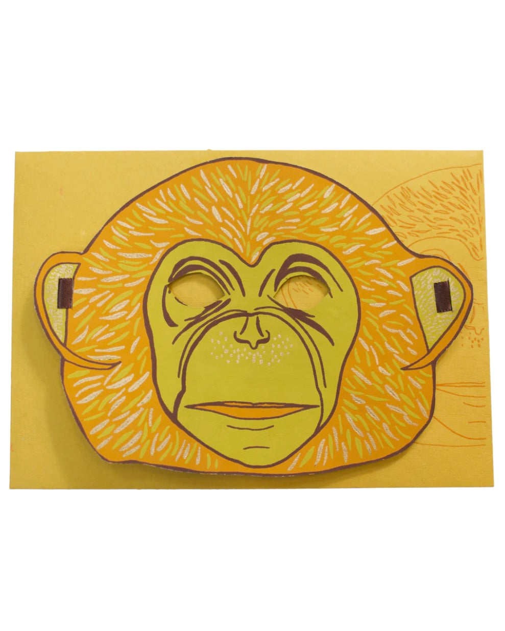Monkey Mask Card-East End Press-My Beautiful Caravan