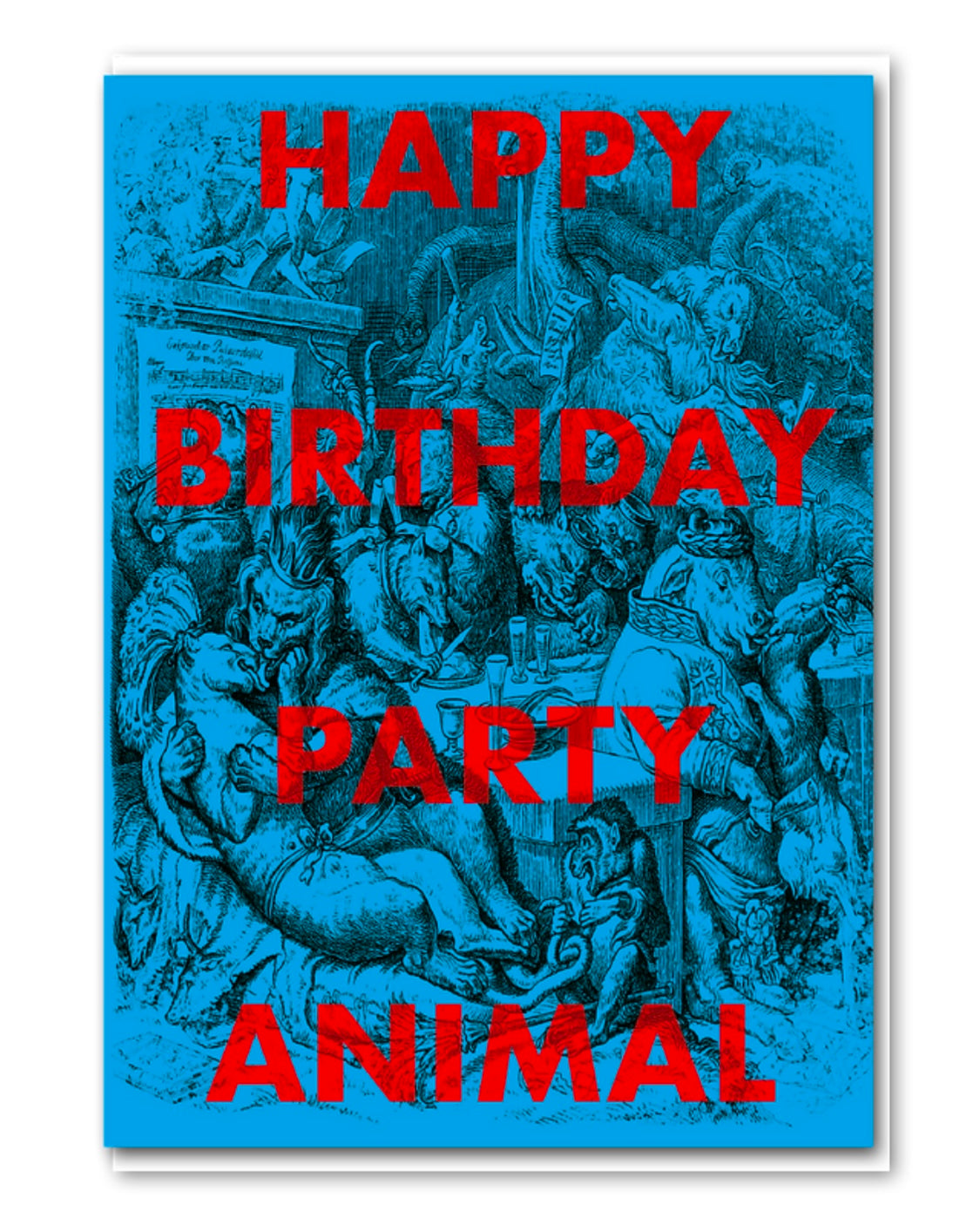 Party Animal Birthday Card-Objectables-My Beautiful Caravan