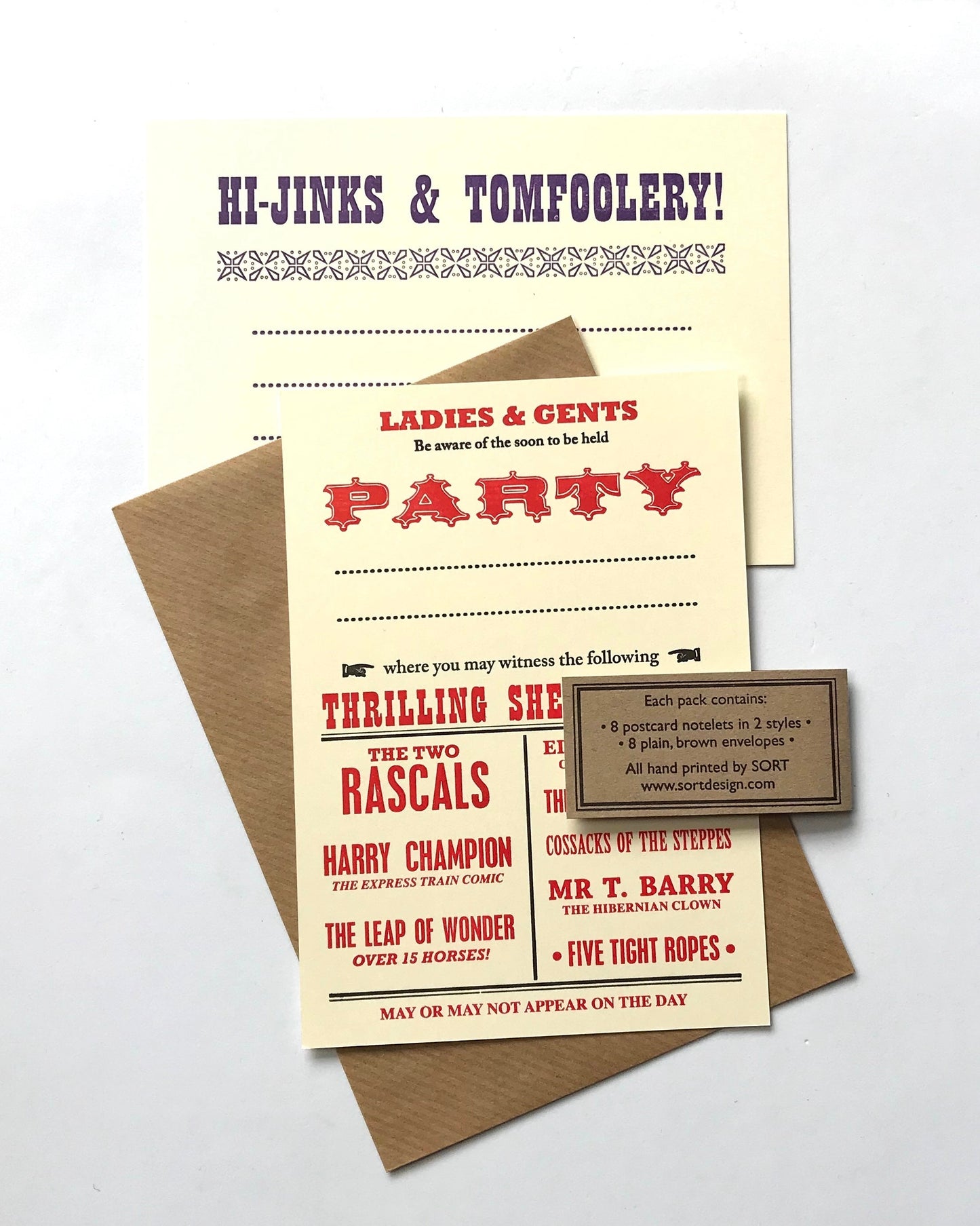 Party Notelet Set-SORT-My Beautiful Caravan