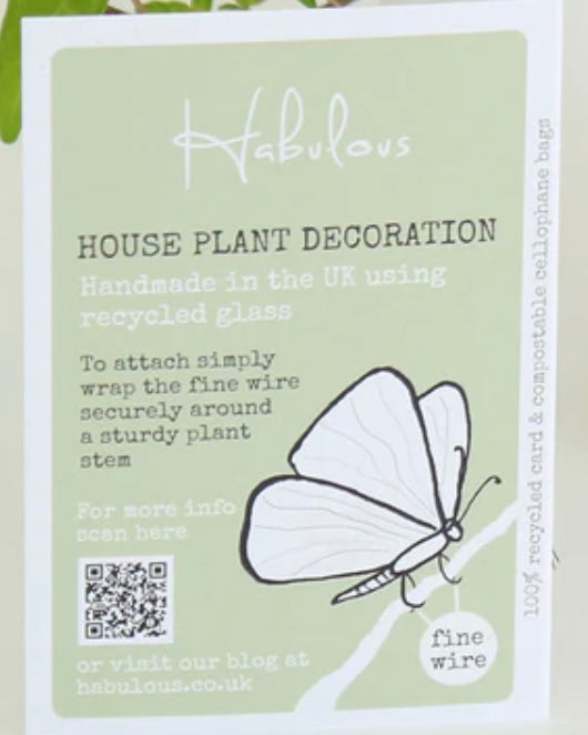 Recycled Glass Plant Hugger Decoration-Habulous-My Beautiful Caravan