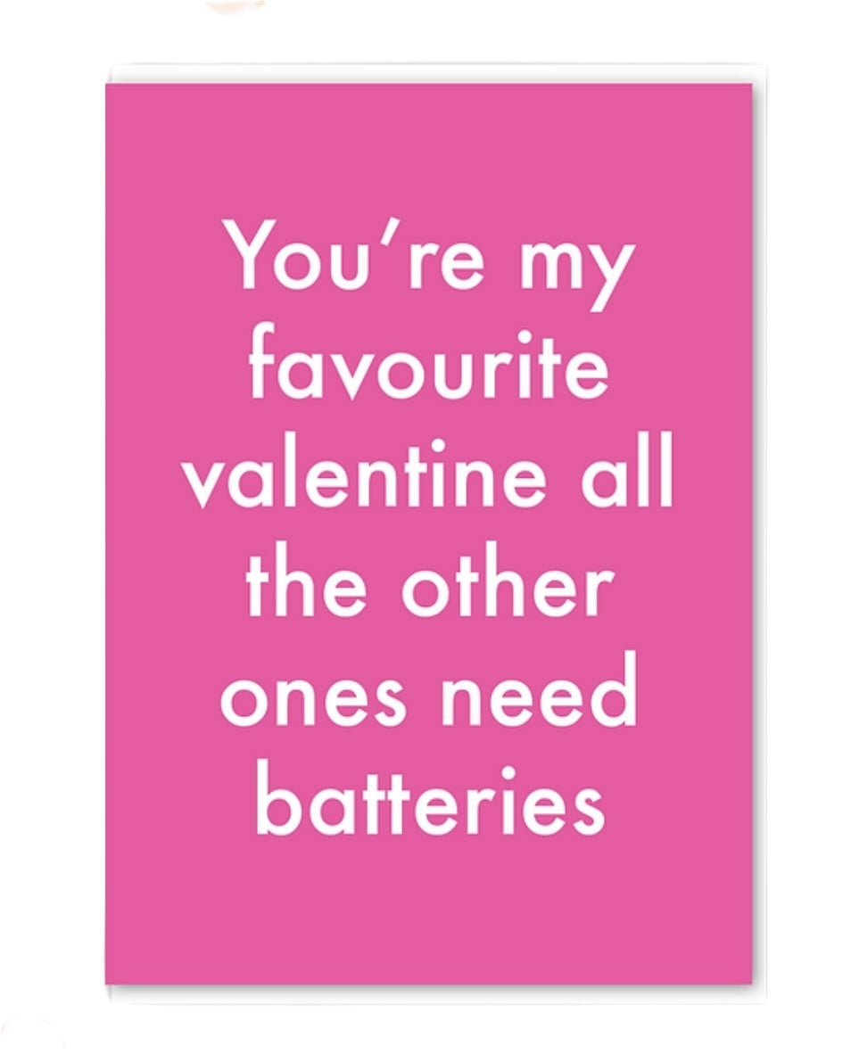 Rude Favourite Valentine Card-Objectables-My Beautiful Caravan