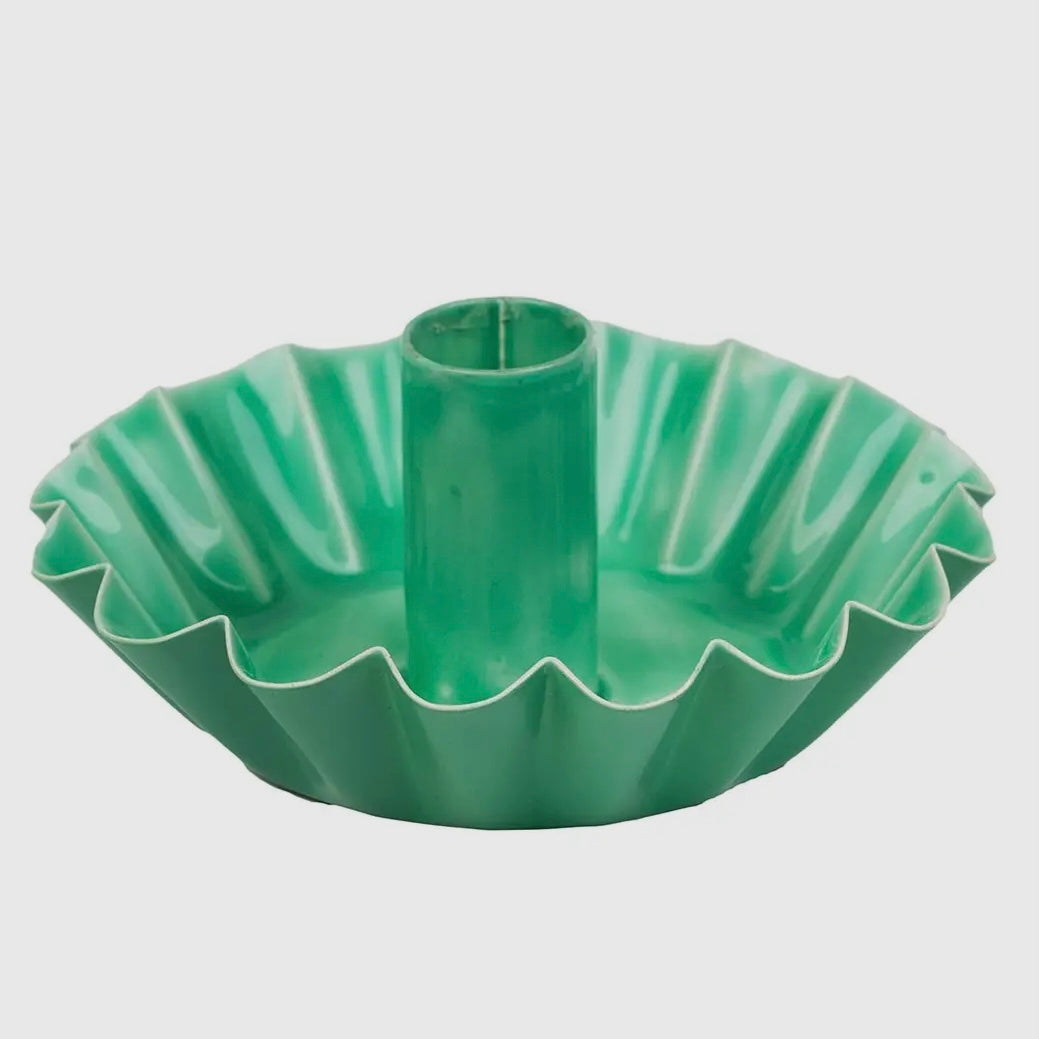 Scalloped Metal Candle Holder-Talking Tables-My Beautiful Caravan