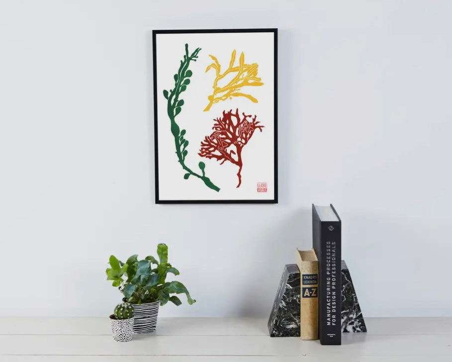 Seaweed Lino Print-Studio Wald-My Beautiful Caravan