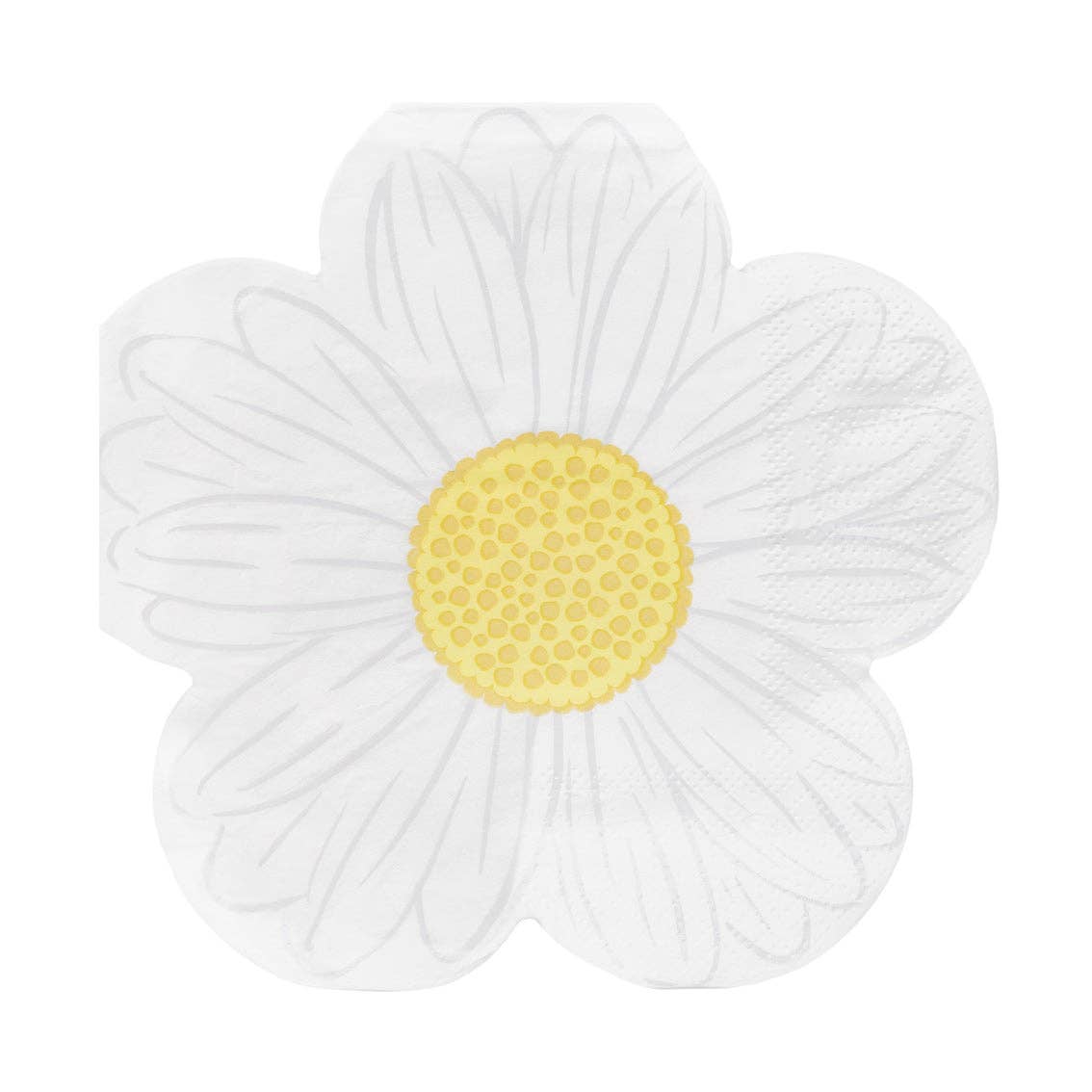 Shaped Daisy Floral Napkins-Talking Tables-My Beautiful Caravan