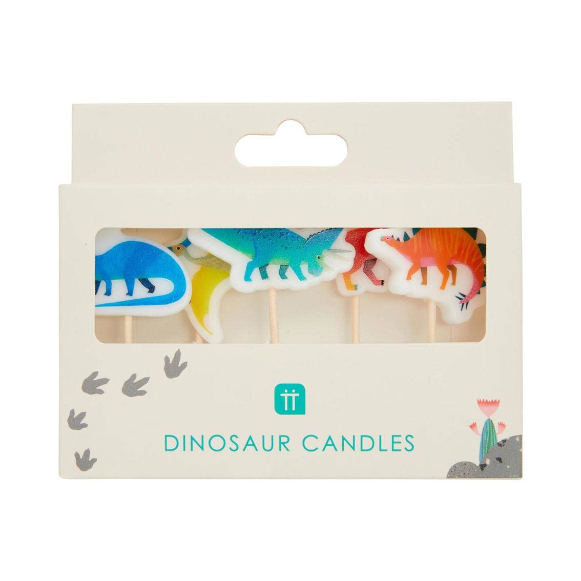 Shaped Dinosaur Candles-Talking Tables-My Beautiful Caravan