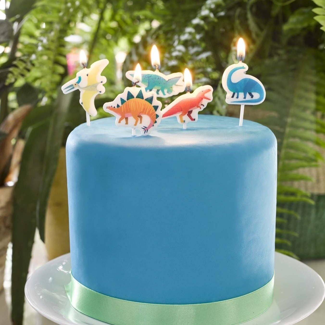 Shaped Dinosaur Candles-Talking Tables-My Beautiful Caravan