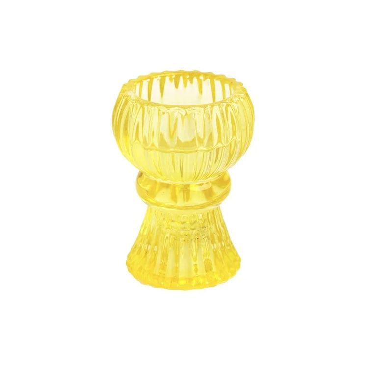 Small Glass Candle Holder-Talking Tables-My Beautiful Caravan