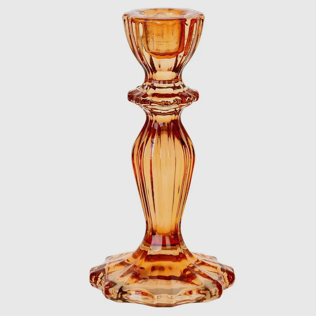 Tall Glass Candlestick-Talking Tables-My Beautiful Caravan