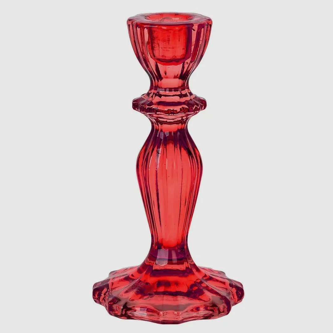 Tall Glass Candlestick-Talking Tables-My Beautiful Caravan