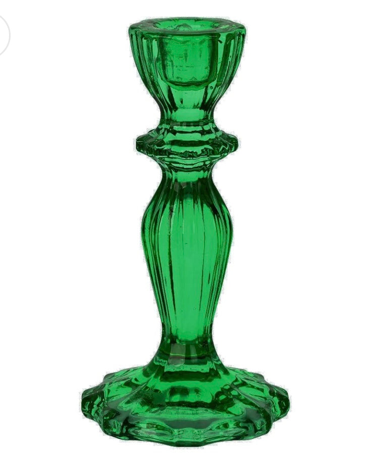 Tall Glass Candlestick-Talking Tables-My Beautiful Caravan
